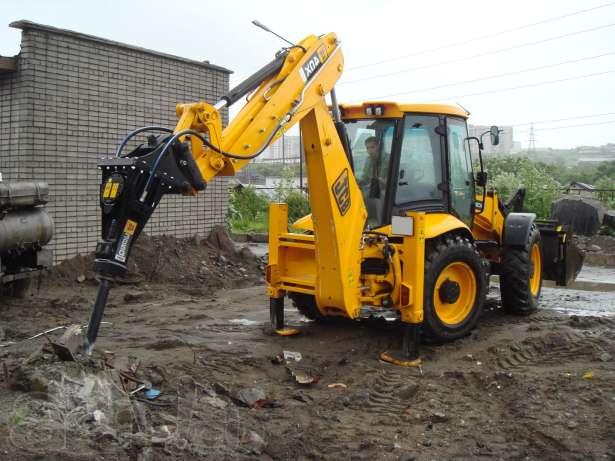 Аренда гидромолота на базе JCB 3CX