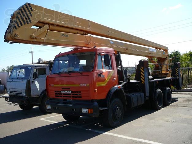 Автовышка КАМАЗ 65115, аренда